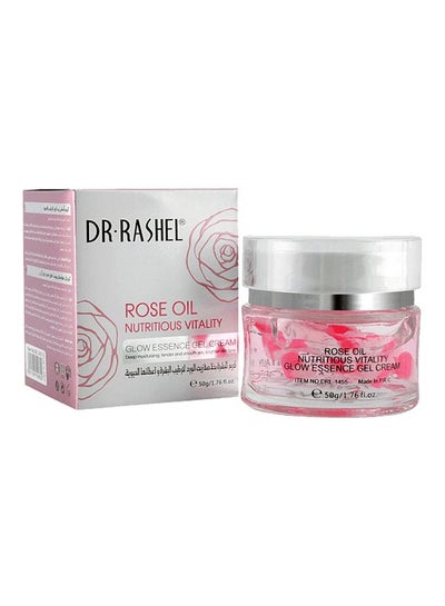 Buy Rose Oil Nutritious Vitality Glow Essence Gel Pink 50grams in UAE