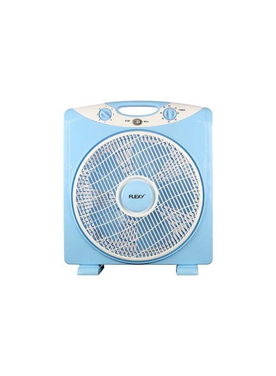 13 Inches Compact 3 Speed Rotating Box Fan With Timer FB1717F5 Blue ...