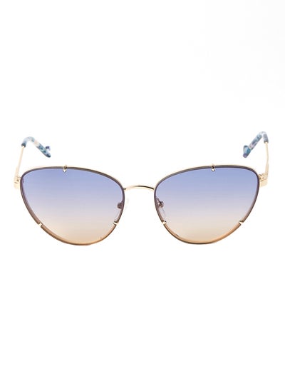 Buy Women's 5 PC Screw Mount Metal Oval Sunglasses - Lens Size: 59 mm in Saudi Arabia