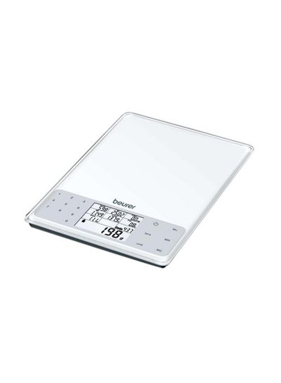 Buy Kitchen Nutritional Analysis Scale White/Grey 16.5x23x2.4cm in Saudi Arabia