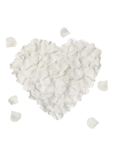 Buy 1000 Pcs Artificial Silk Rose Petals White in Egypt