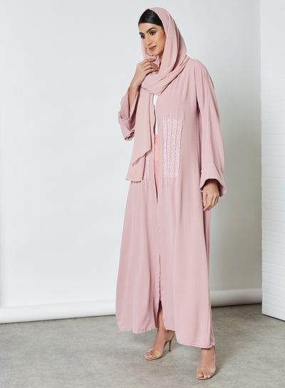 sachin and babi light blue dress Dusty Pink Abaya