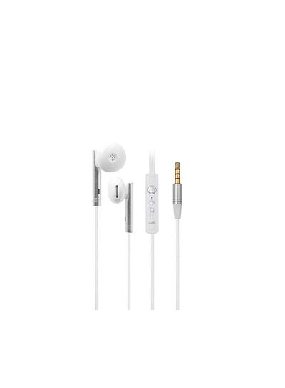 Buy Wired On Ear Headset white/Silver in UAE