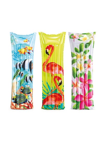 Buy Fashion Inflatable Floating Mats Assortment Color May Vary 183x69cm in Saudi Arabia