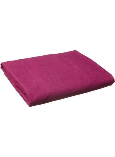 Buy Fitting Bed Sheet Cotton Burgundy 160x200cm in Egypt