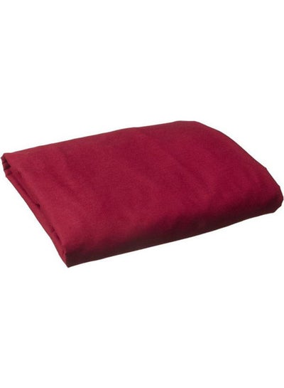 Buy Fitting Bed Sheet Cotton Dark Red 180x200cm in Egypt