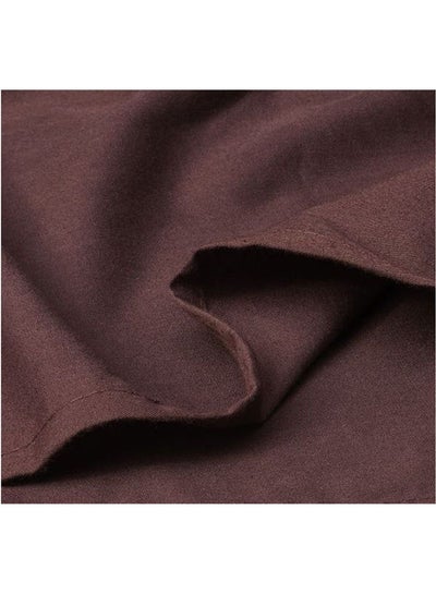 Buy Fitting Bed Sheet Cotton Brown 180x200cm in Egypt