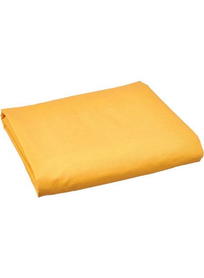 Buy Fitting Bed Sheet Cotton Yellow 200x200cm in Egypt