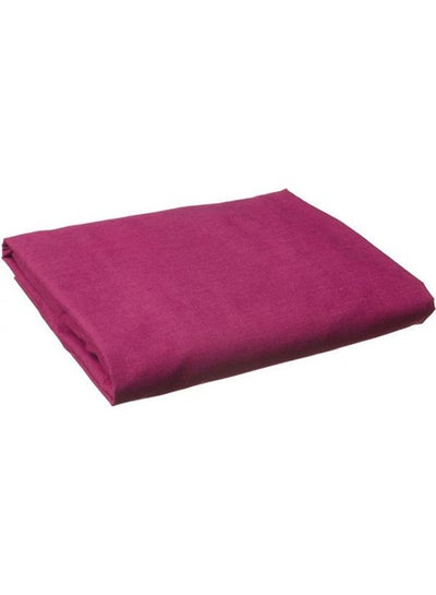 Buy Fitting Bed Sheet Cotton Burgundy 100x200cm in Egypt