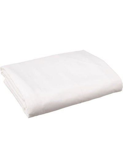 Buy Fitting Bed Sheet Cotton White 120x200cm in Egypt