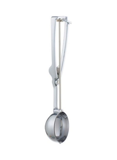 Buy Lux Ice Cream Dipper And Food Server Silver 16cm in Egypt