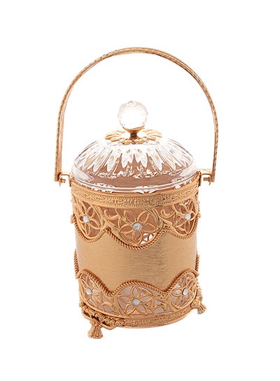 Buy Snow Pail Gold 13x23cm in Saudi Arabia