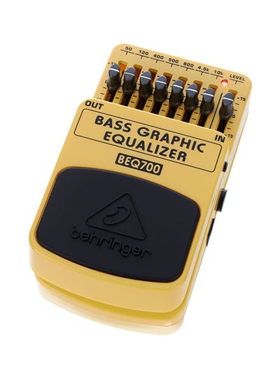 Buy Bass Graphic Equalizer BEQ700 Yellow in UAE