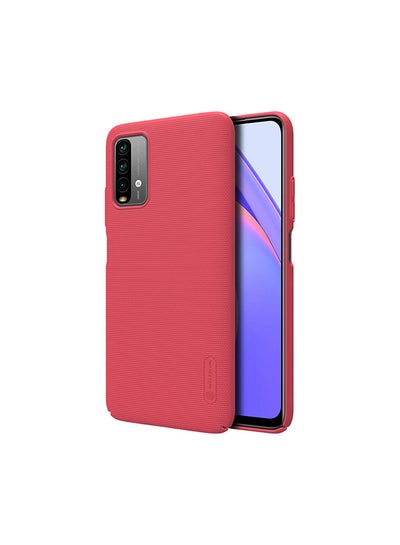 Buy Super Frosted Shield Hard Phone Cover For Xiaomi Redmi 9T Red in Saudi Arabia