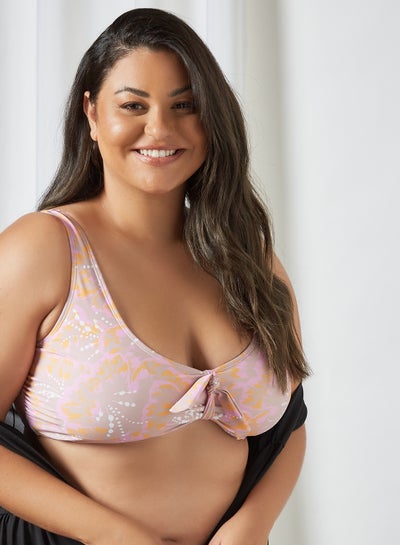 Buy Curve Fleur Bikini Top Misty Rose in UAE