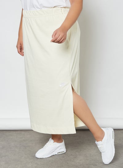 اشتري NSW Plus Size Jersey Maxi Skirt Coconut Milk في مصر