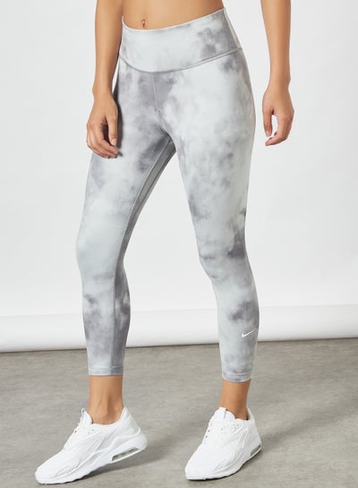 Summer Cropped Graphic Leggings Smoke Grey price in Saudi Arabia | Noon ...