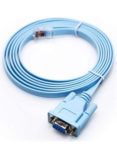 Buy RJ45 To RS232 Network Cable Blue in Saudi Arabia