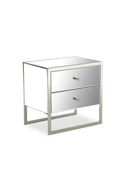 اشتري Luxury Collection Dazzling Nightstand فضي رمادي 60x40x58سم في الامارات