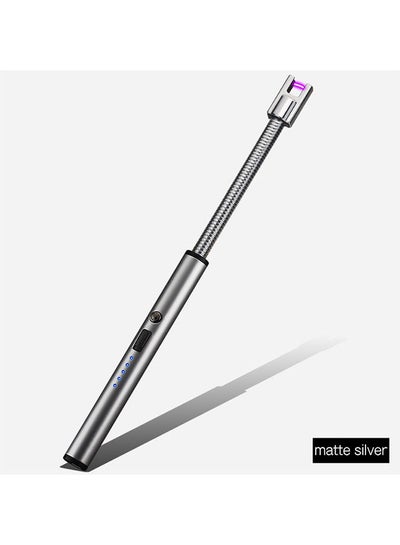 Buy Electric Arc Lighter With USB Cable Silver in Egypt