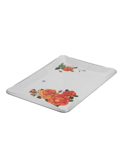 اشتري Elegant Rectangle Tray White 55x40سم في السعودية