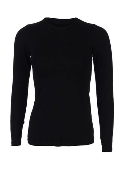 Buy Under Shirt - Body Long Sleeve - Round Neck Top Black in Egypt