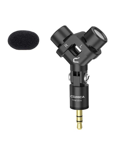 Buy CVM-VS10 Mini Flexible XY Stereo Microphone Black/Silver/Gold in UAE
