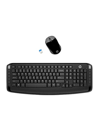 Buy Wireless Keyboard And Mouse 300 Black in Saudi Arabia