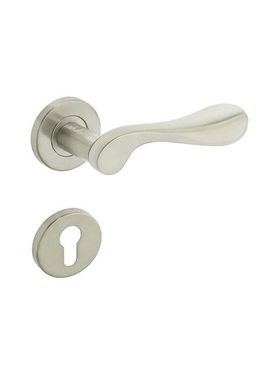 Buy Stainless Steel Door Handle Silver in UAE