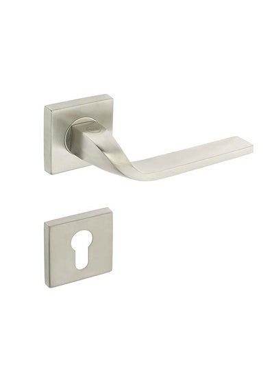 Buy Stainless Steel Door Handle Silver 8millimeter in UAE