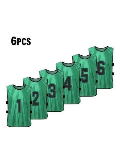 Buy 6-Piece Quick-Drying Football Vest Jersey Set in Saudi Arabia