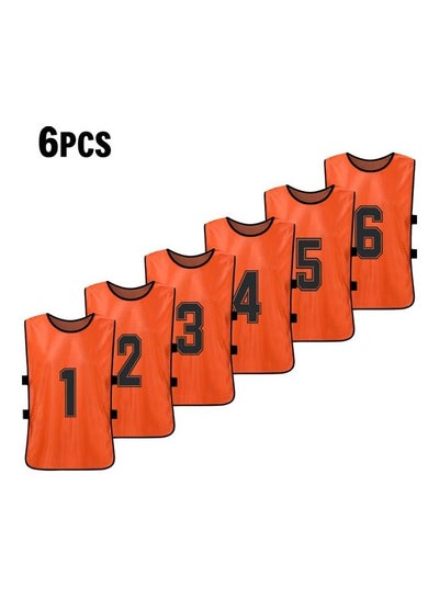 اشتري Pack Of 6 Football Jersey Vest Set في السعودية