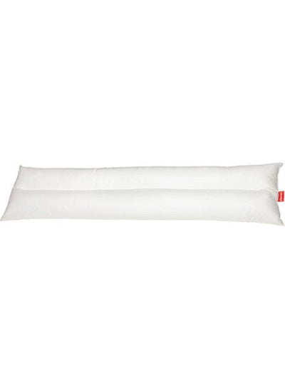 Buy Micro Fiber Long Pillow Cotton White 190cm in Egypt