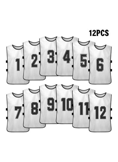 Buy 12-Piece Quick-Drying Football Vest Jersey Set in Saudi Arabia