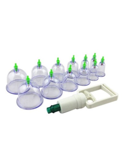 Buy Vacuum Cupping Therapy Hijama Set Multicolour in Saudi Arabia