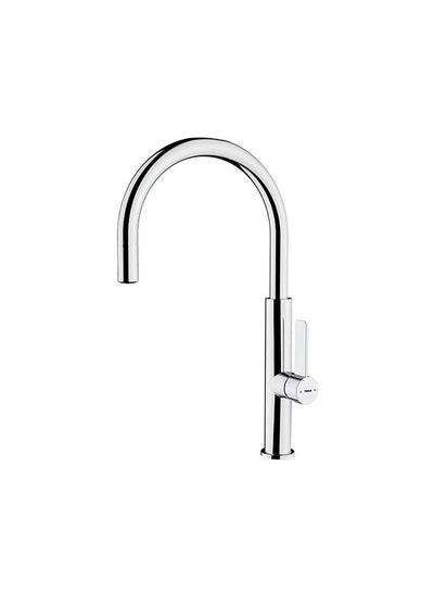 Buy Fot 995 Single Lever Kitchen Tap With Aerator Integrated In Spout Chrome 1cm in UAE