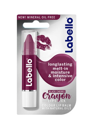 Buy Crayon Lipstick Colour Lip Balm Black Cherry Black Cherry 3grams in Saudi Arabia