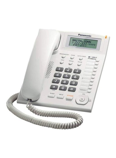 اشتري KX-TS889MXW هاتف ثابت بسلك أبيض/رمادي في السعودية