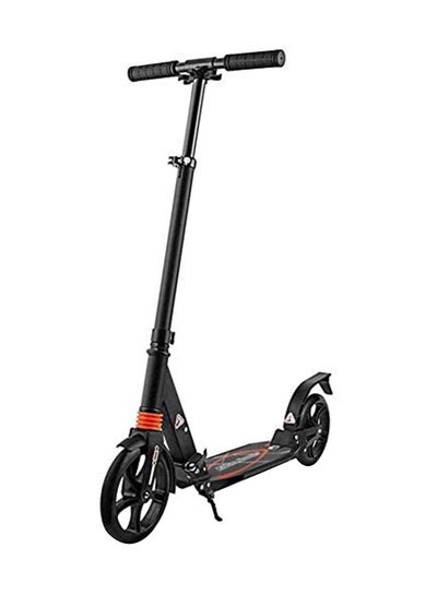 اشتري 2-Wheel Adjustable Height Scooter For Kids, Black, For Ages 12+ Years ‎‎‎84x15x33cm في السعودية