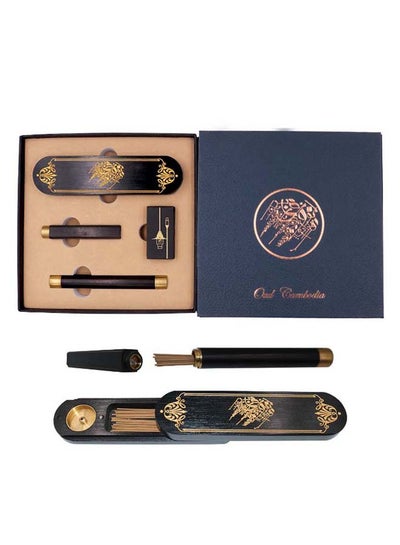 Buy Oud Incense Sticks Luxury Gift Set Multicolour 20.7x20.7x3.9cm in UAE