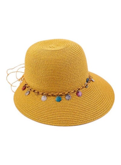 اشتري قبعة للحماية من الشمس بسلسة على شكل صدف بيج في السعودية