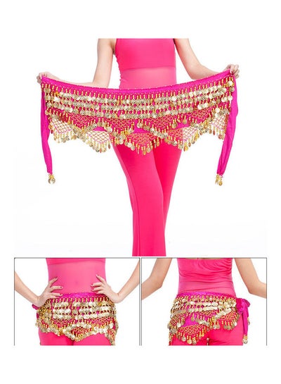 Buy Belly Dance Waist Chain Pink in Saudi Arabia