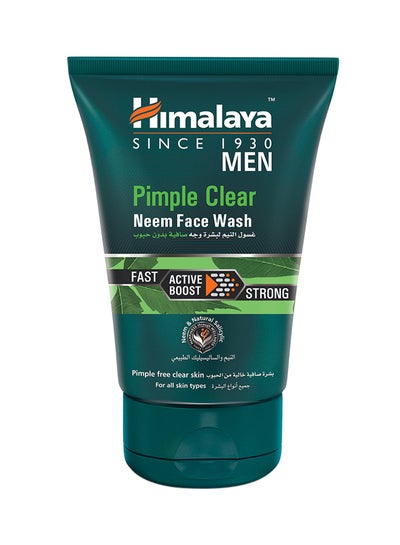 Buy Pimple Clear Neem Face Wash Men 100ml in Saudi Arabia