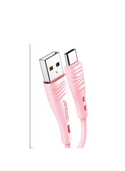 اشتري كابل Type-C USB للشحن السريع 1000ملليمتر وردي في الامارات