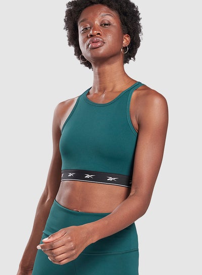 Buy Beyond The Sweat Crop Top Forest Green in Egypt