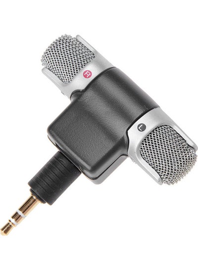 Buy Microphone With TRRS Plug Black/Silver in Saudi Arabia