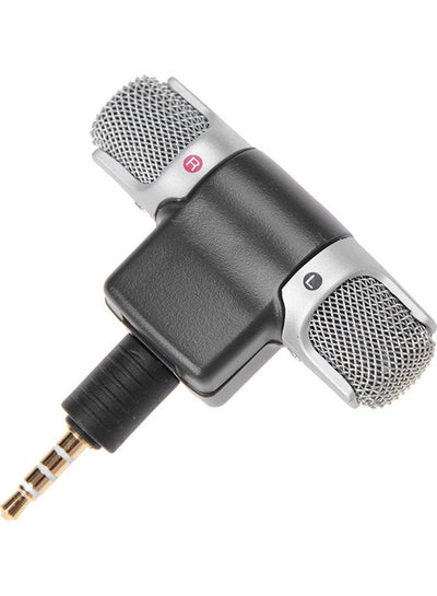 Buy Microphone With TRRS Plug Black/Silver in Saudi Arabia