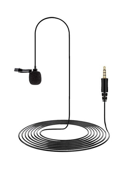 Buy Clip-On Omnidirectional Microphone Black in UAE