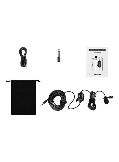 Buy MY2 Lavalier Microphone And Adapter Set Black in Saudi Arabia