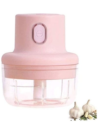 Buy Wireless Mini Electric Garlic Food Chopper 45 W DANT-849 Multicolour in UAE